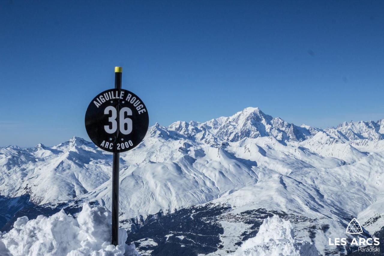 Alps Les Arcs 1950 Prince Des Cimes, Ski-In Out,Swimming Pool, Sauna, Shoes Dryer Bourg-Saint-Maurice Ngoại thất bức ảnh